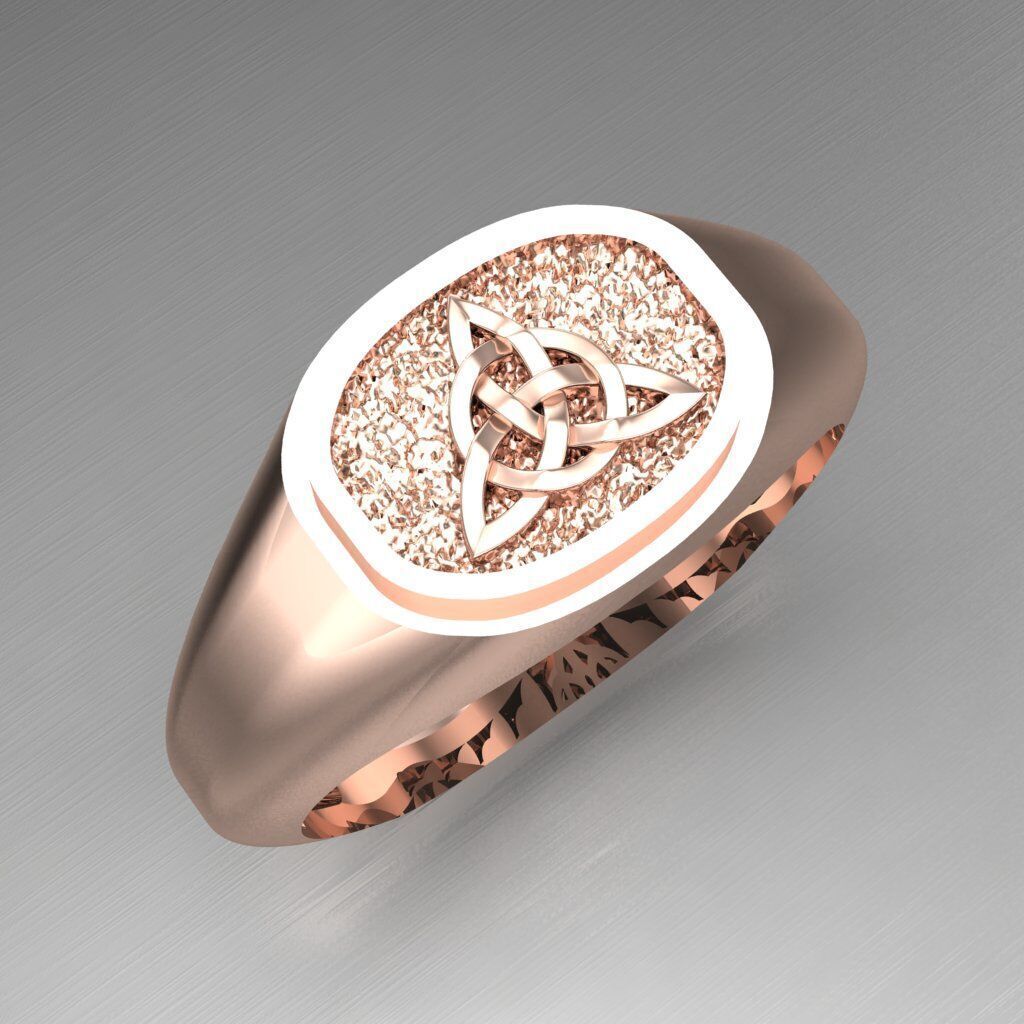 Wedding Men Ring 2MR047 3D model_10