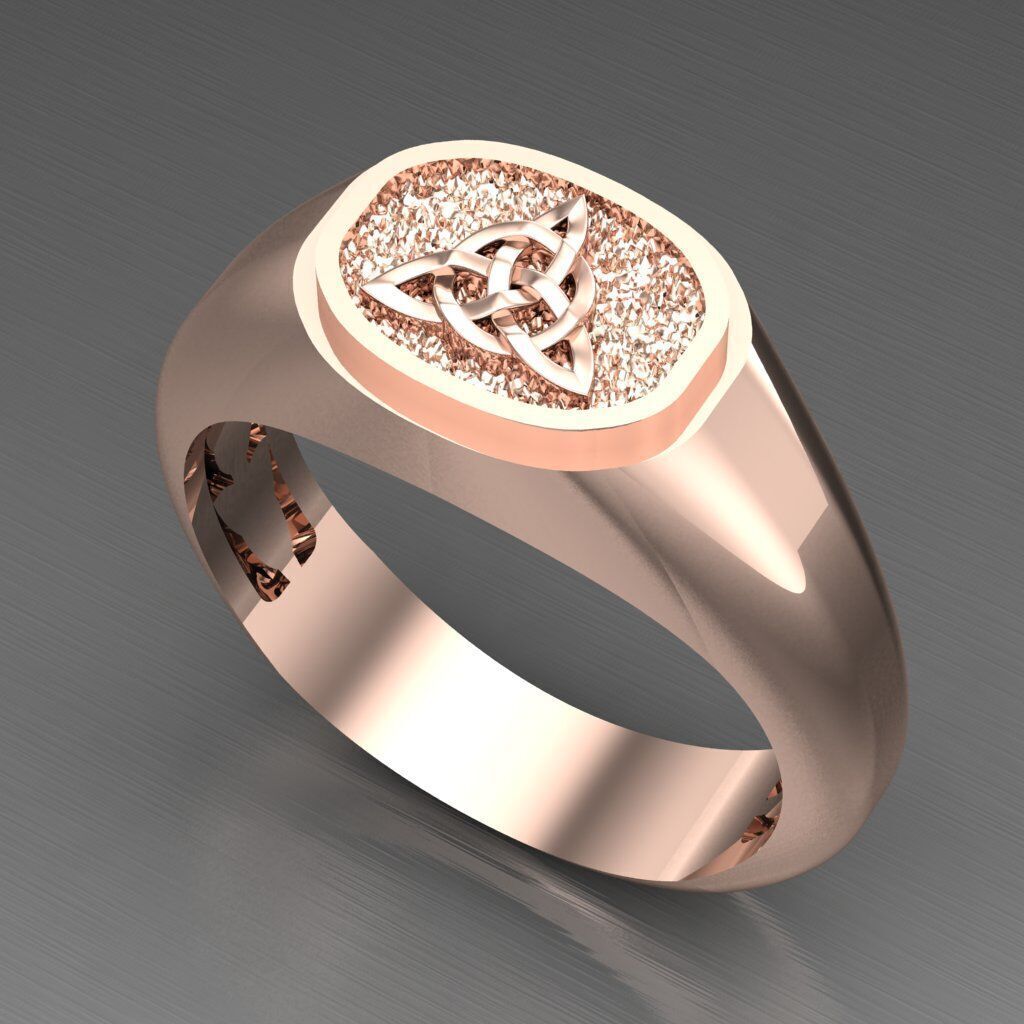 Wedding Men Ring 2MR047 3D model_7