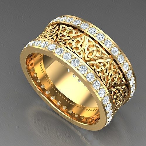 Wedding Men Ring 2MR049 3D model