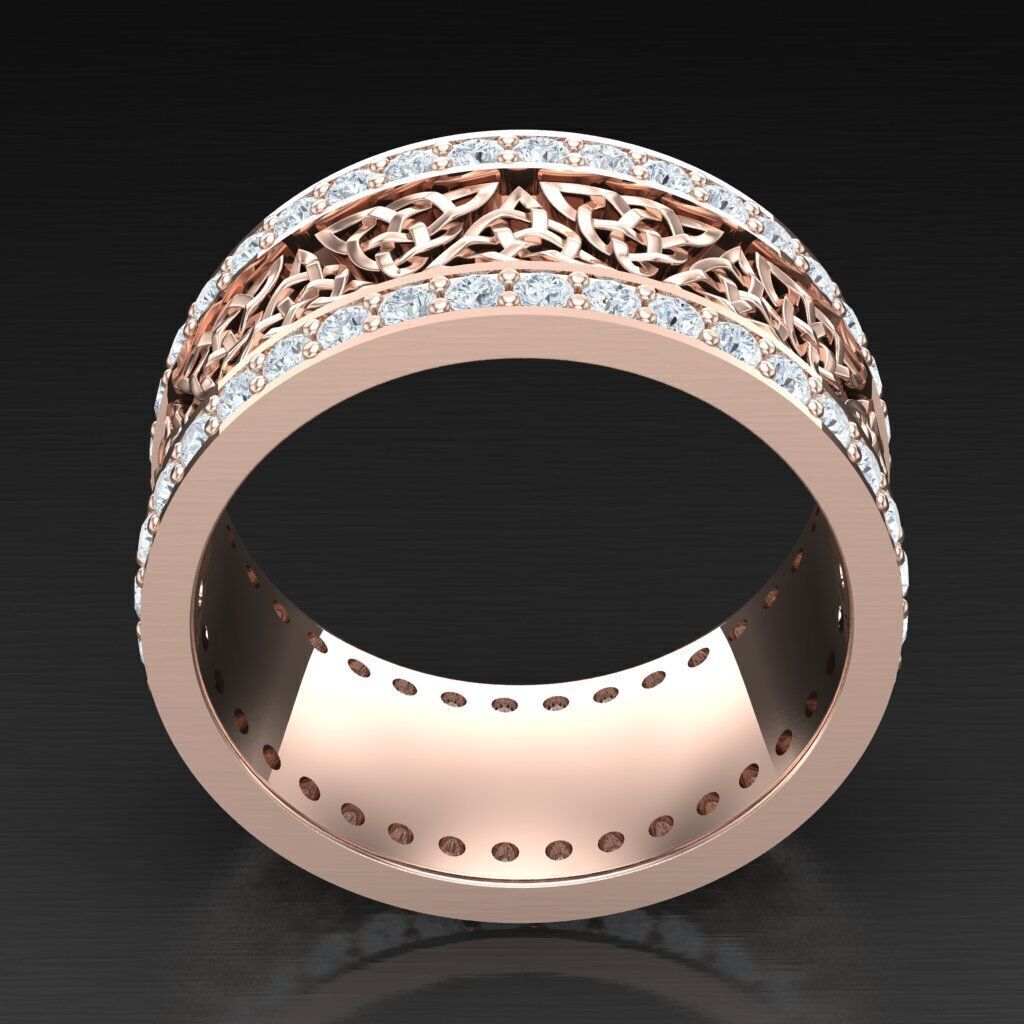 Wedding Men Ring 2MR049 3D model_7