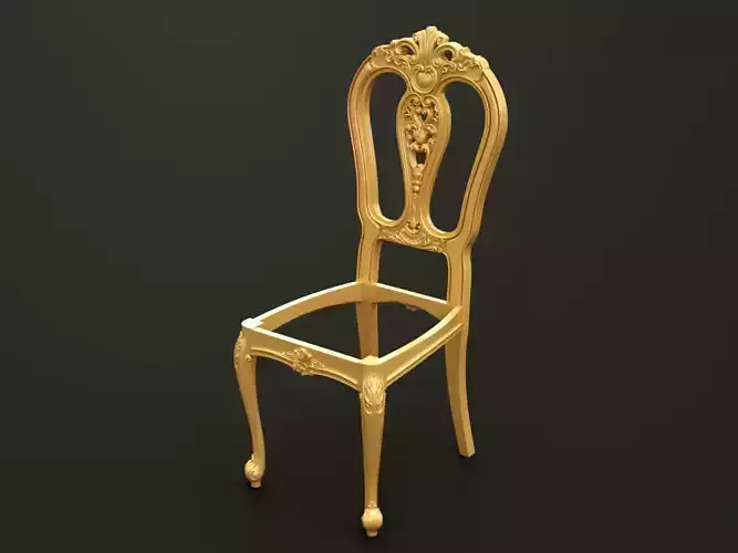 Classic Style Wooden Chair Base for CNC