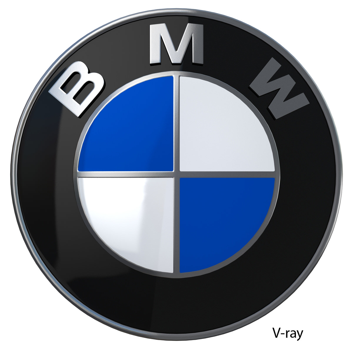BMW Logo 3D Model Game Ready max CGTrader