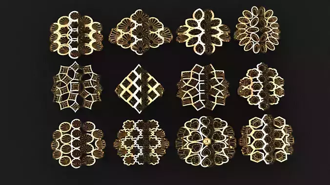 Arabian Rings 2 3D print model