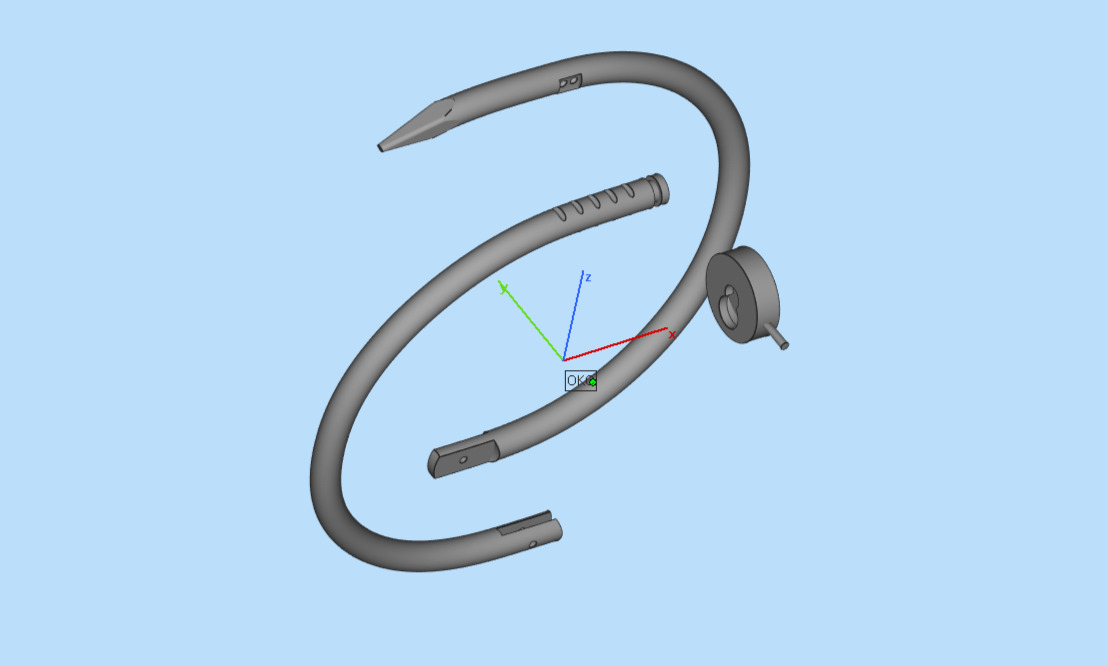 Cartier Bracelet 3D print model_12