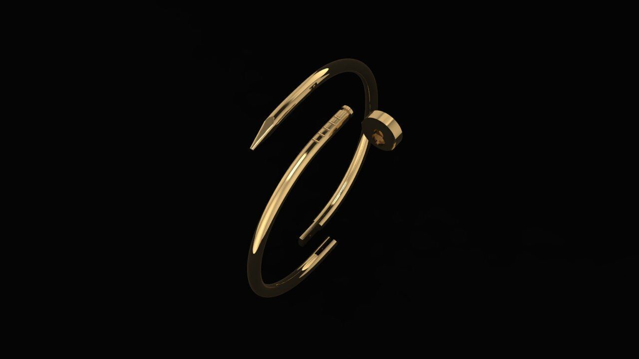 Cartier Bracelet 3D print model_1