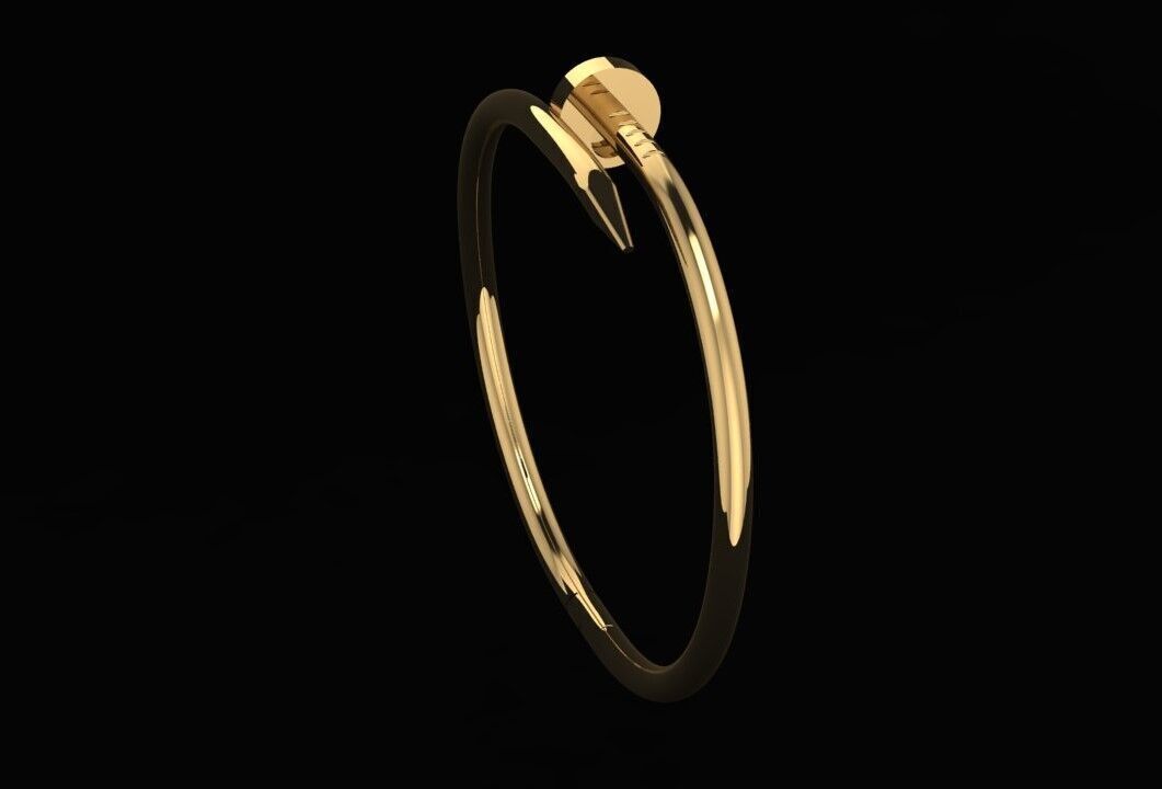 Cartier Bracelet 3D print model_3