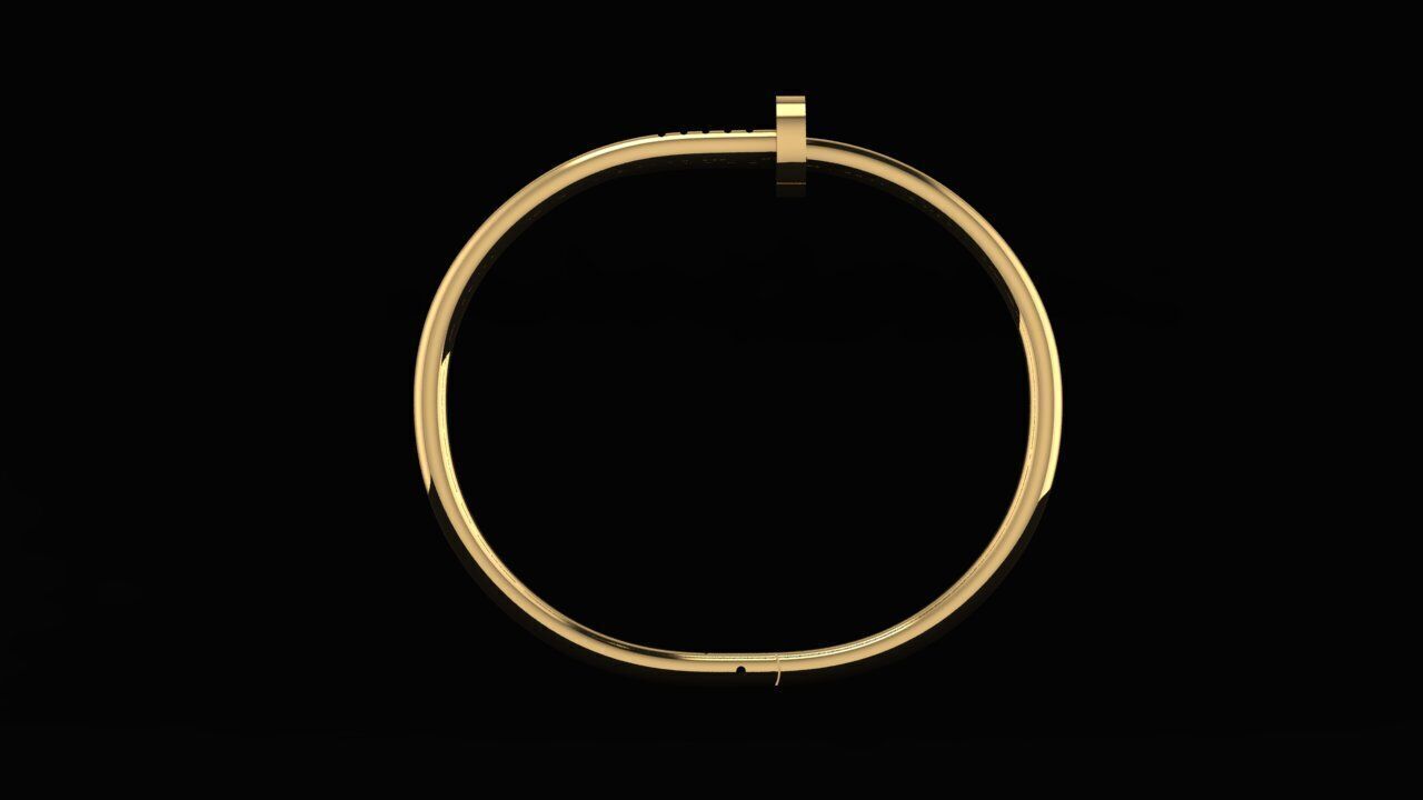 Cartier Bracelet 3D print model_5