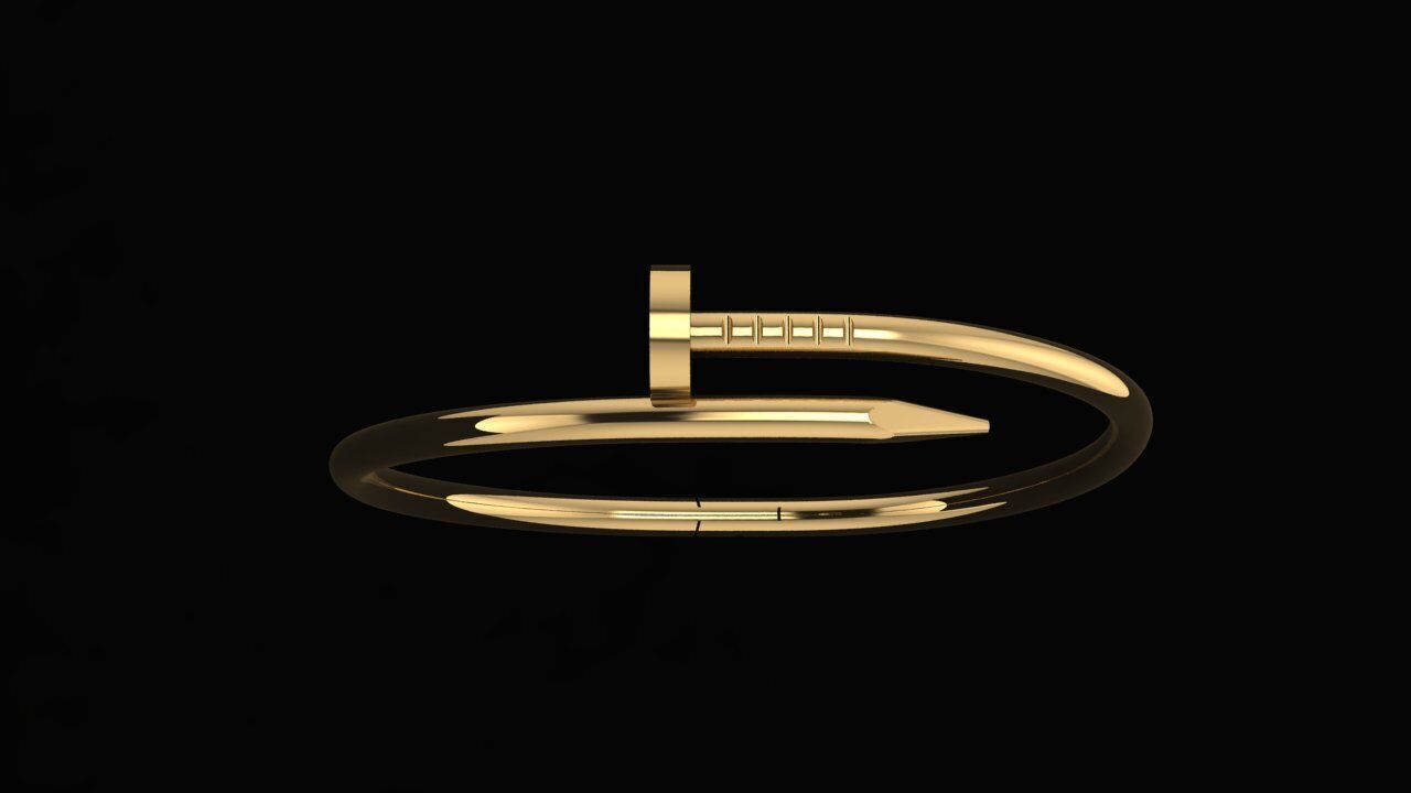 Cartier Bracelet 3D print model_4