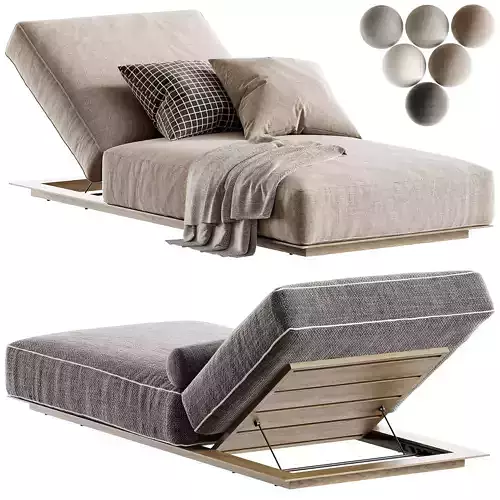 Santorini Outdoor Sun Lounge