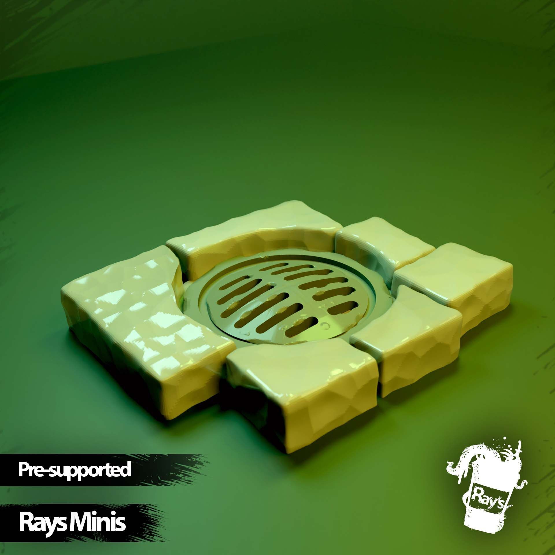 Sewer Hatches 3D print model_5