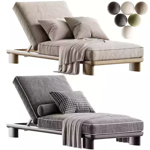 Newport Teak Sun Lounge