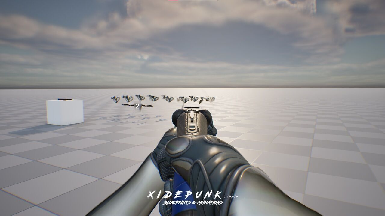 First Person Sawed-Off Shotgun Animations 3D model_2