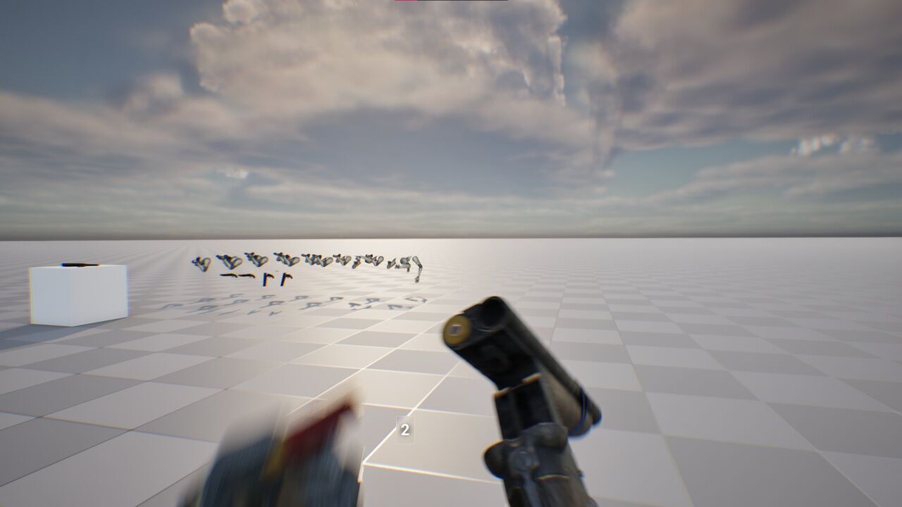 First Person Sawed-Off Shotgun Animations 3D model_5