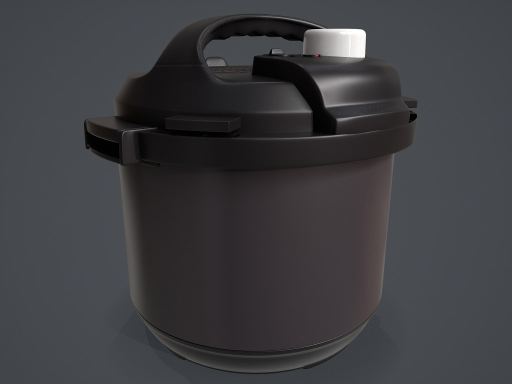 Pressure cooker 3D model_3