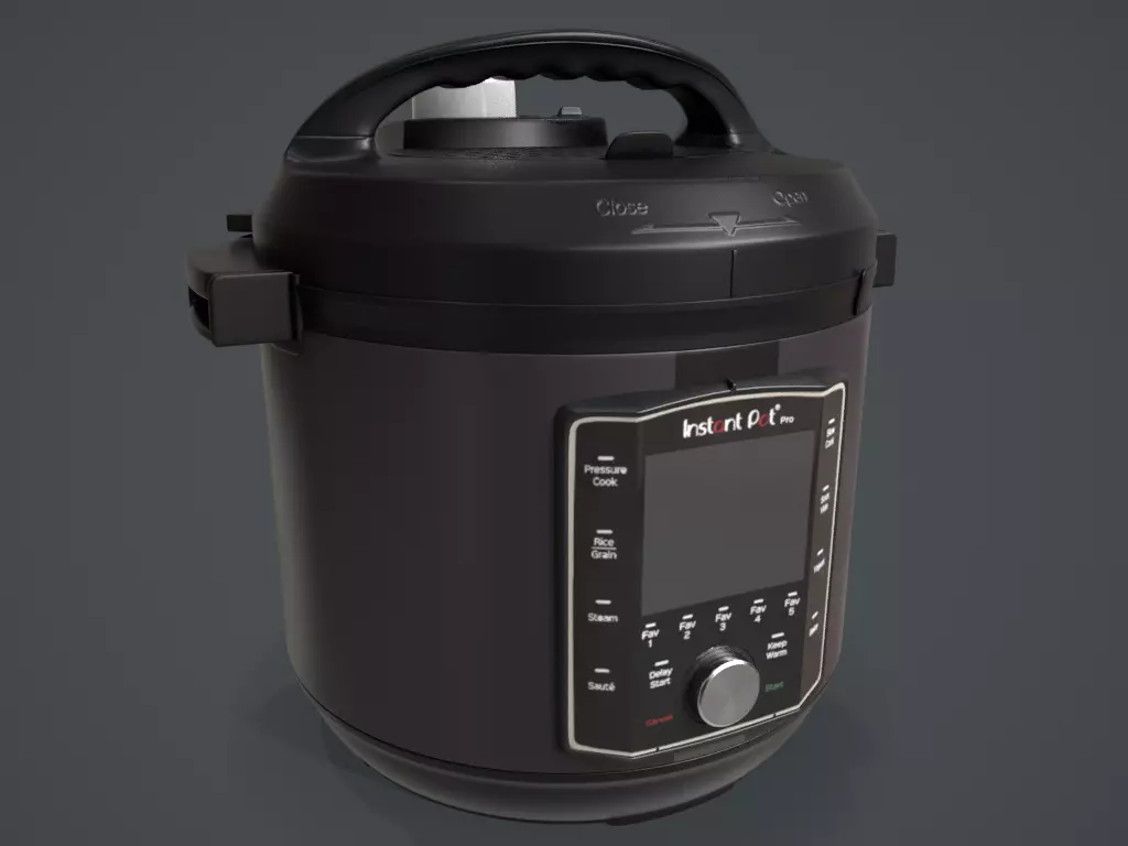 Pressure cooker 3D model_0