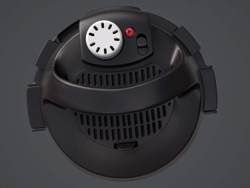 Pressure cooker 3D model_2