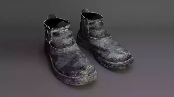 Used Construction Boot