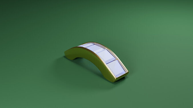 Golden Earring with Stones Free 3D print model