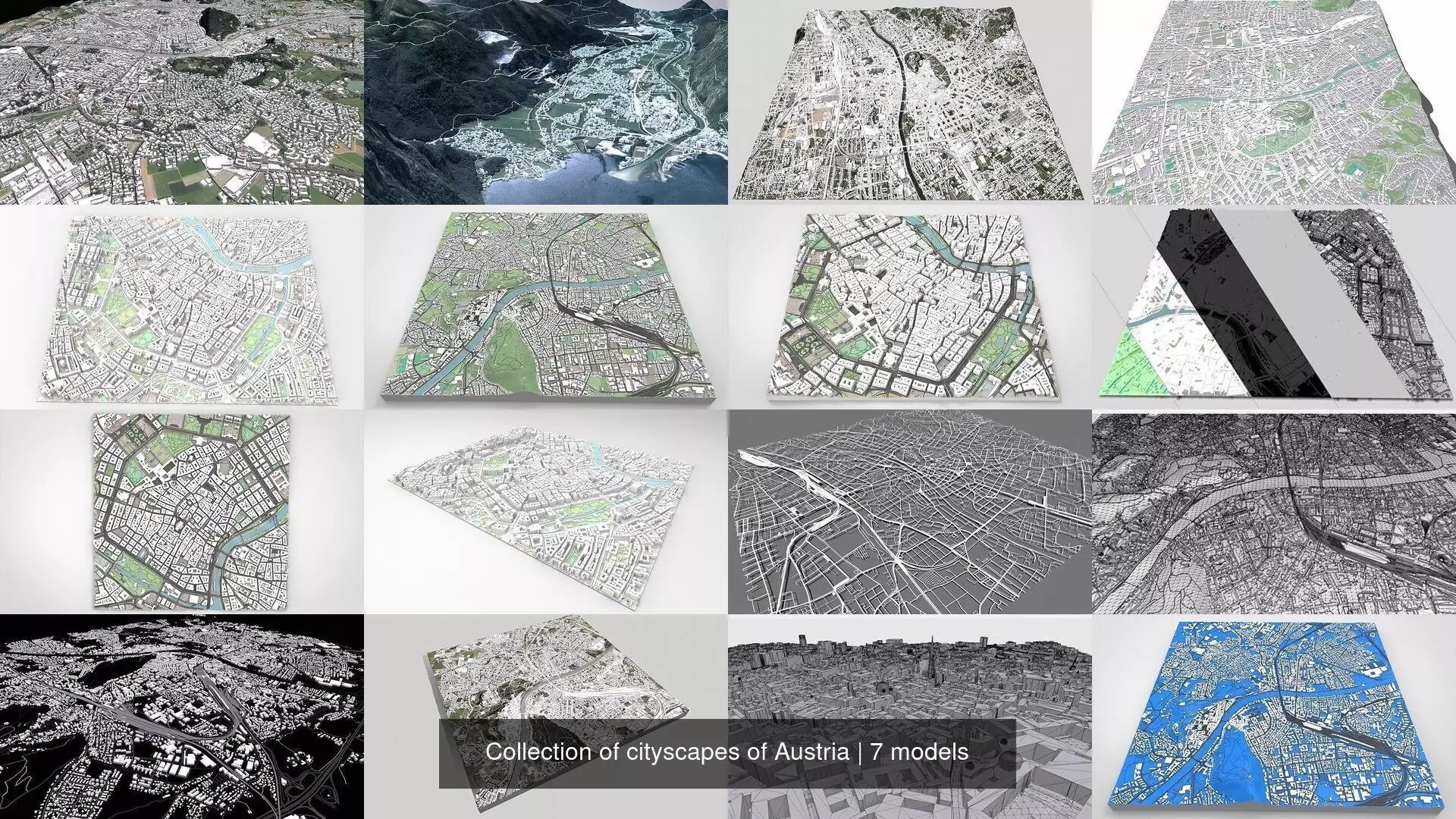 Collection of cityscapes of Austria _0