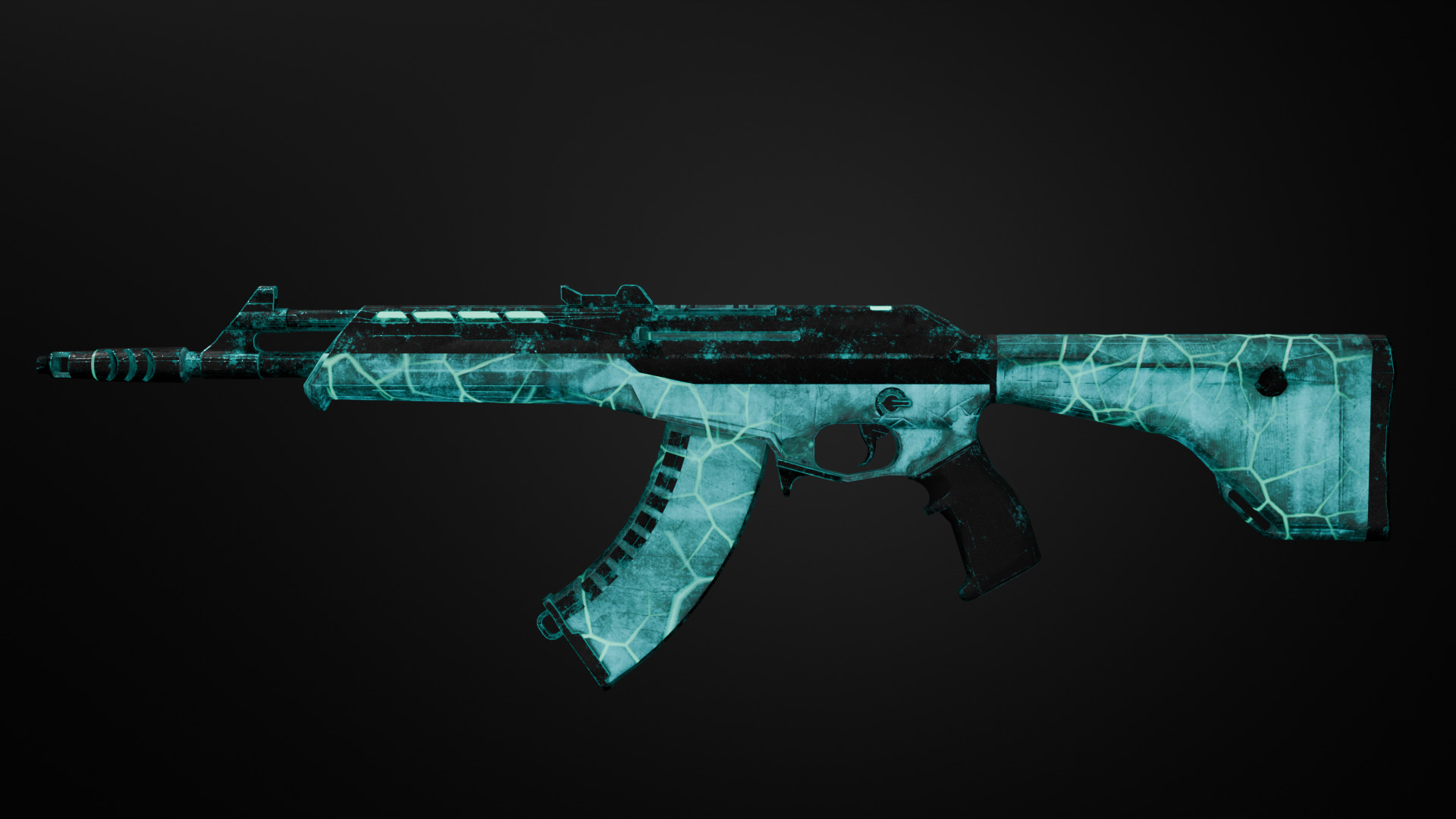 AK-Venom Phantom Low-poly 3D model_2