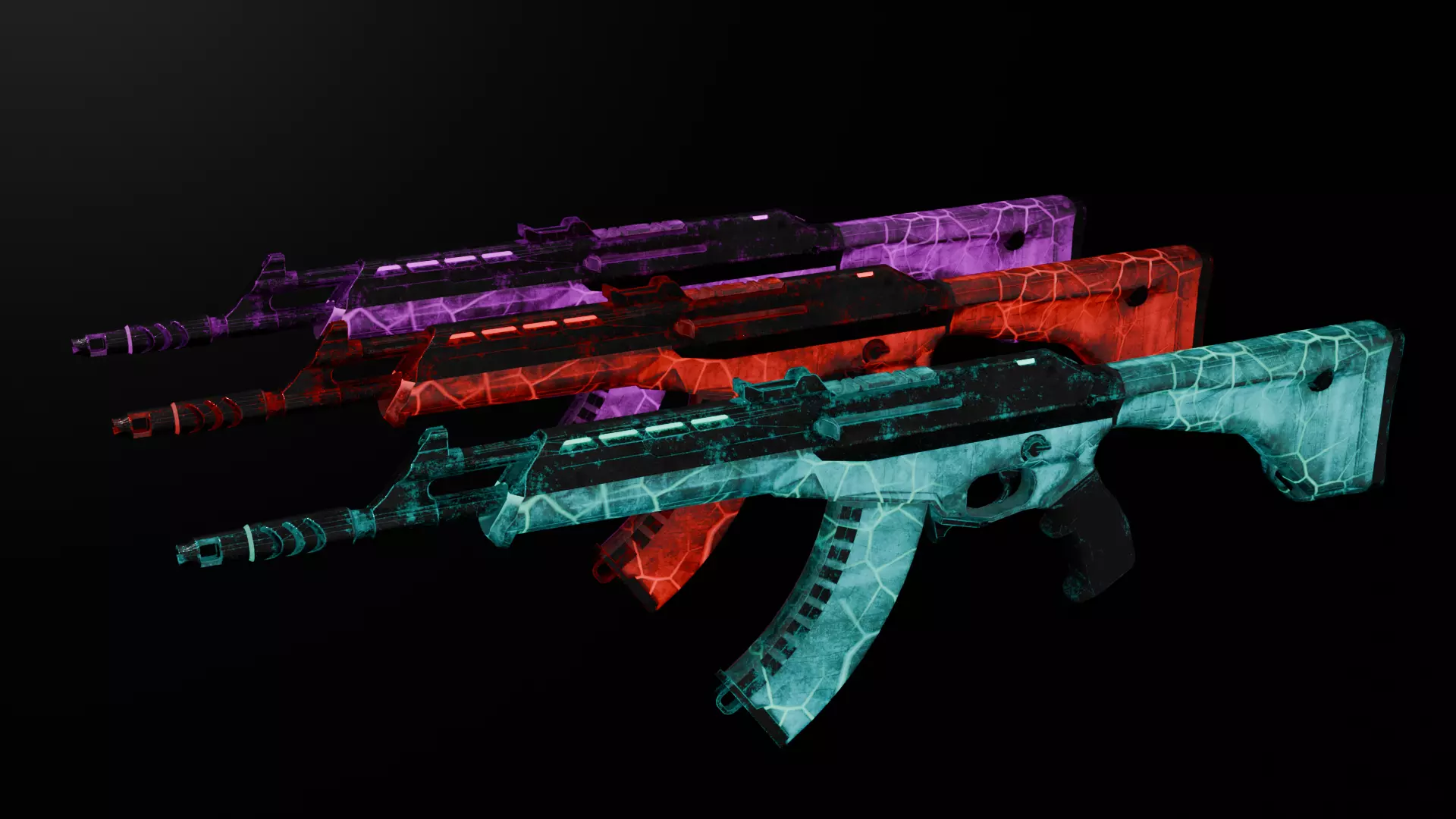 AK-Venom Phantom Low-poly 3D model_0