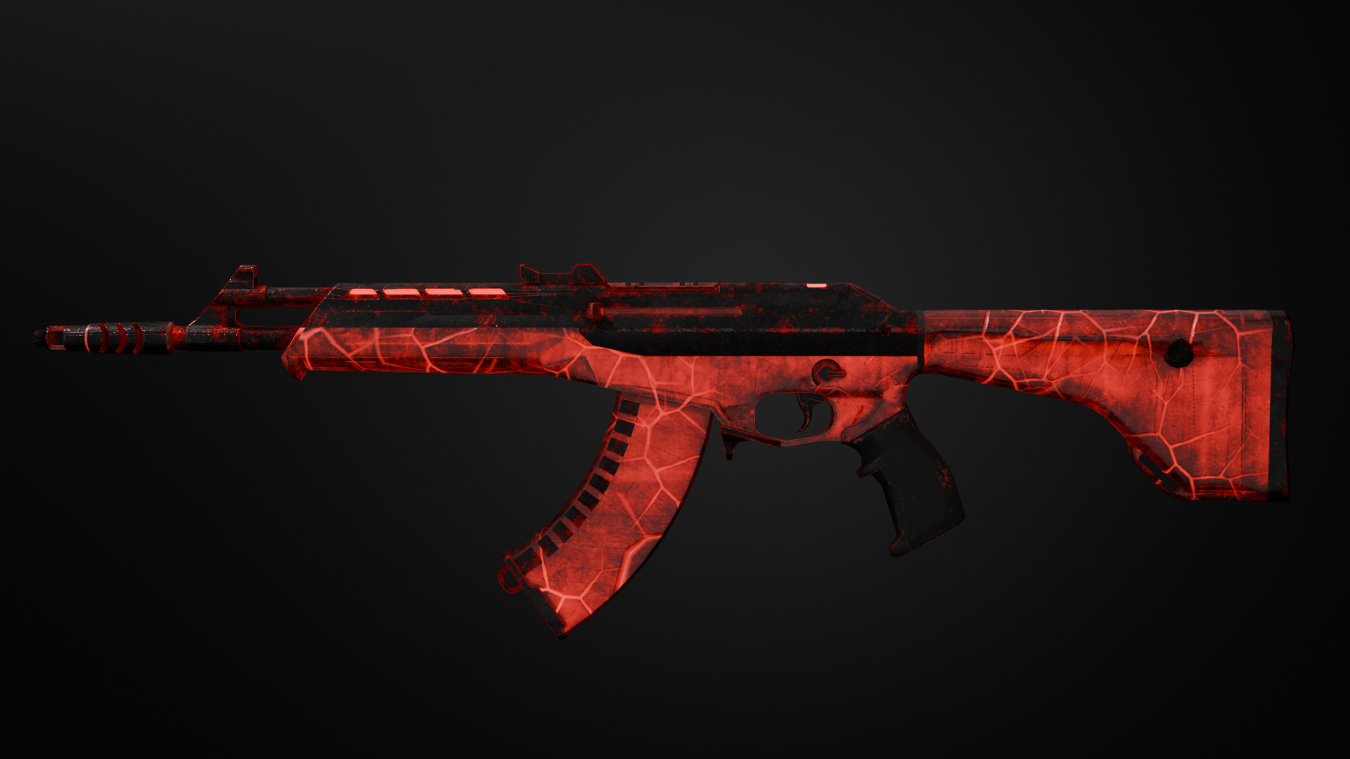 AK-Venom Phantom Low-poly 3D model_3