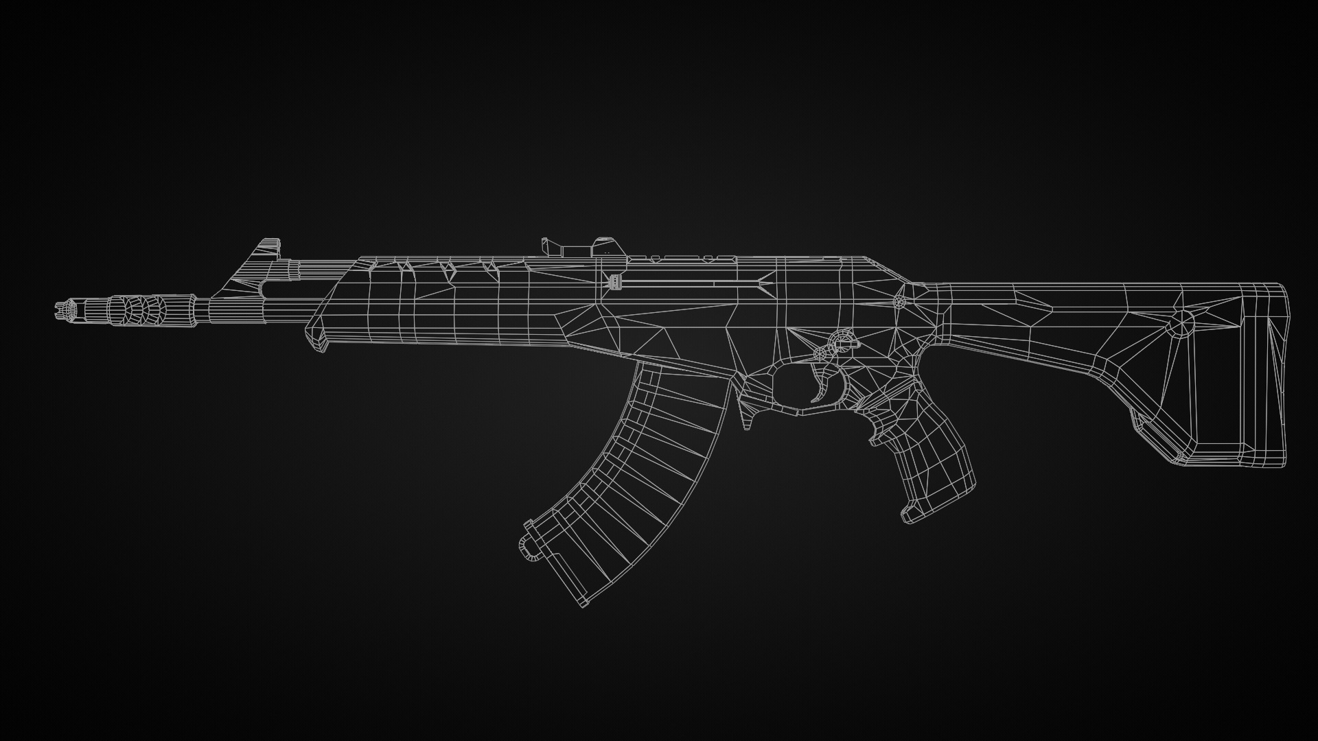 AK-Venom Phantom Low-poly 3D model_5