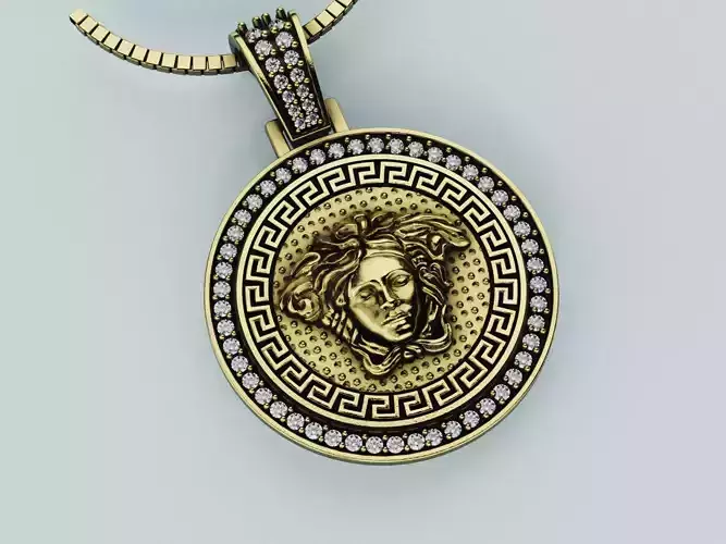 Dije Medusa Greca - Pendant Medusa Greca