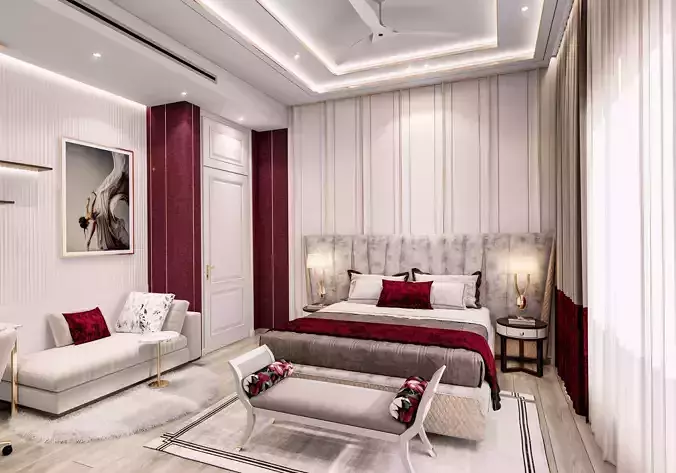 MODERN LUXURY BEDROOM DS003
