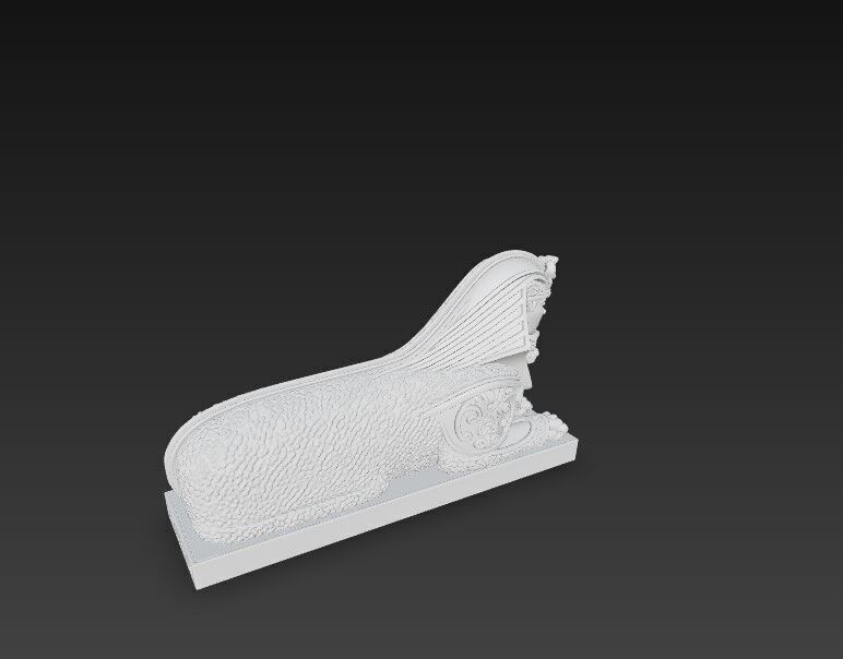 3D Printable Ancient Egyptian Sphinx Bust  3D model_4