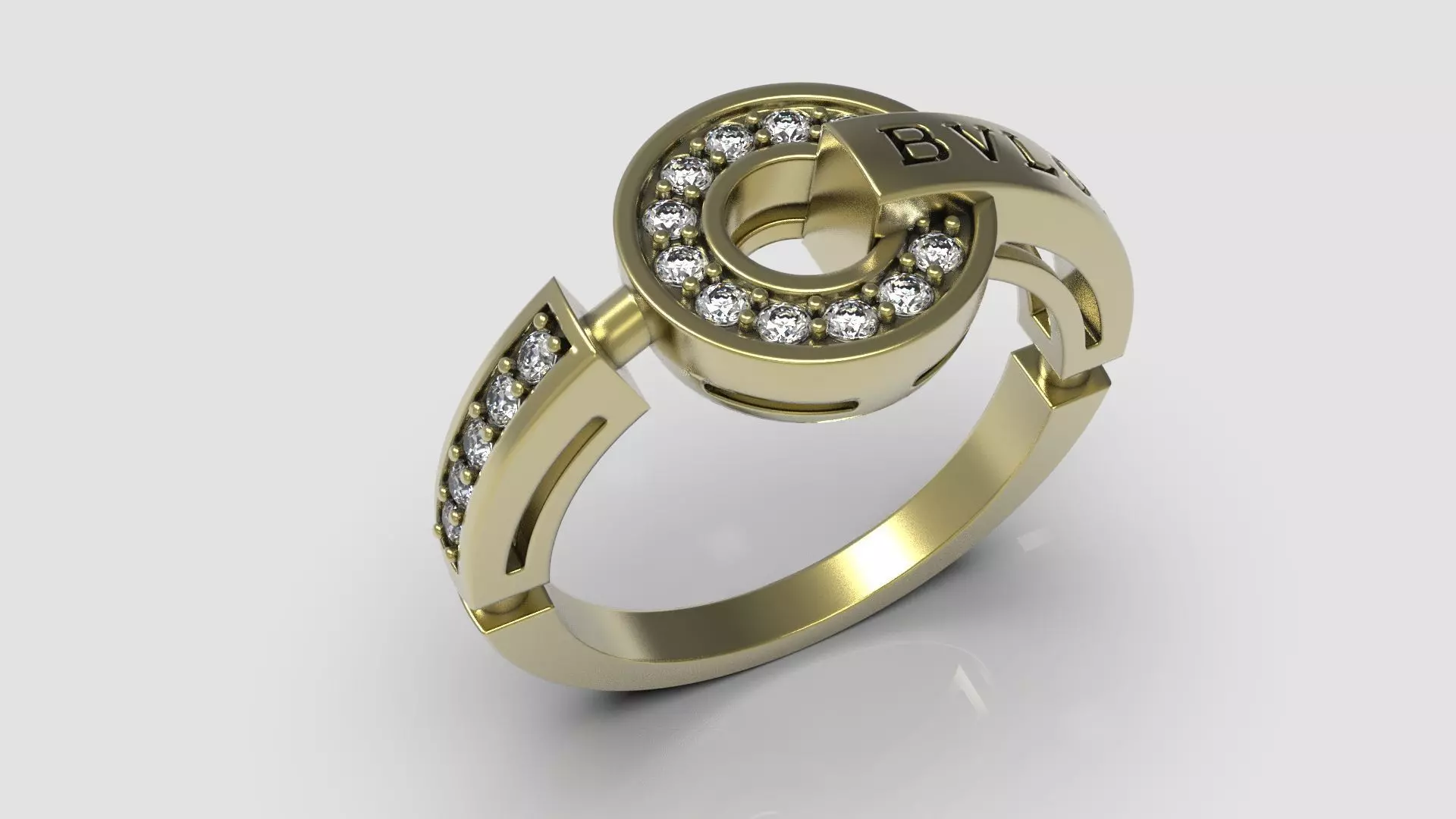 Bvlgari Ring 3D print model