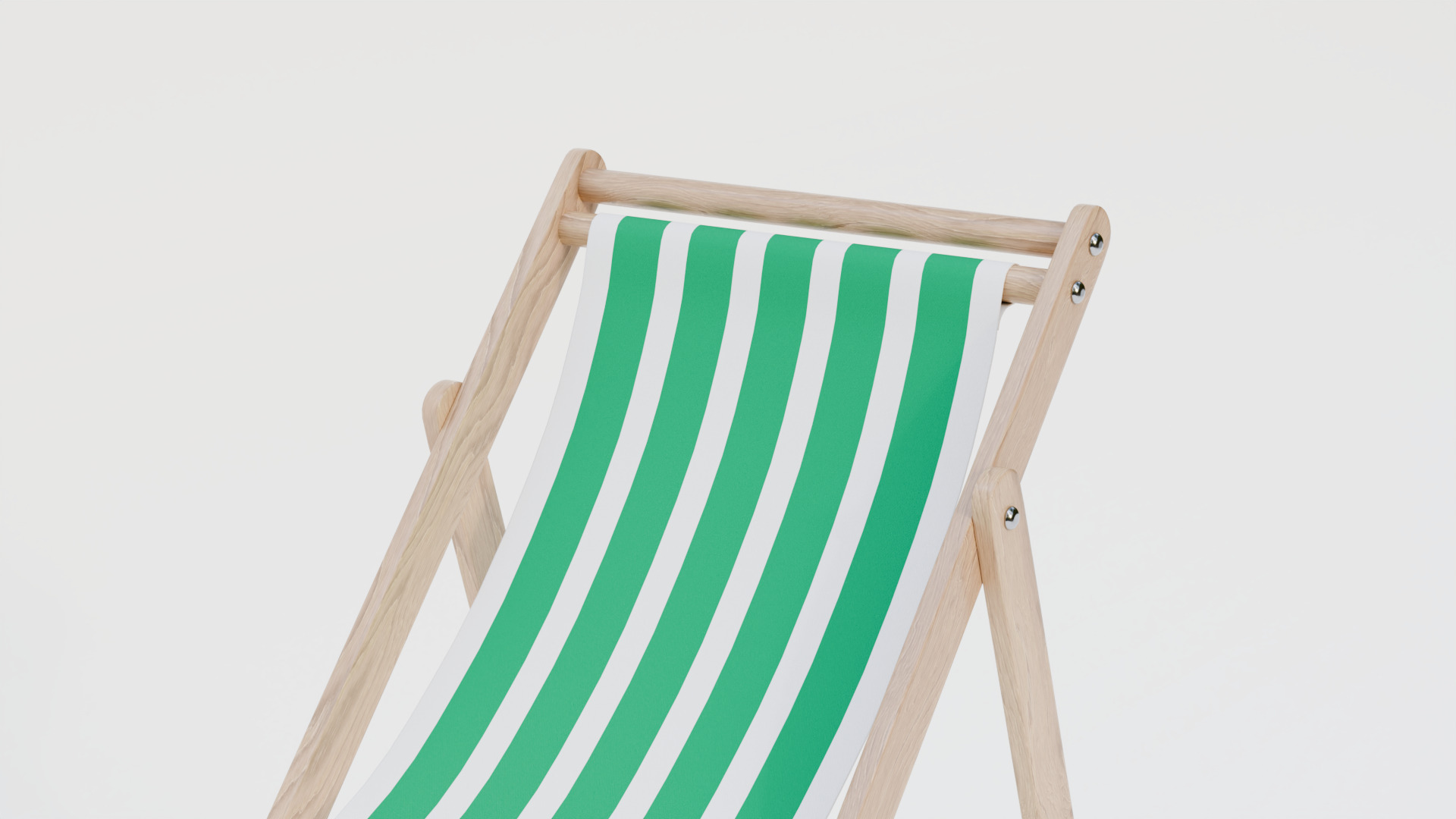 Beach chair 3D model_1