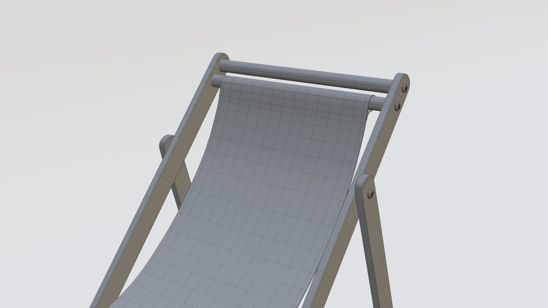Beach chair 3D model_11