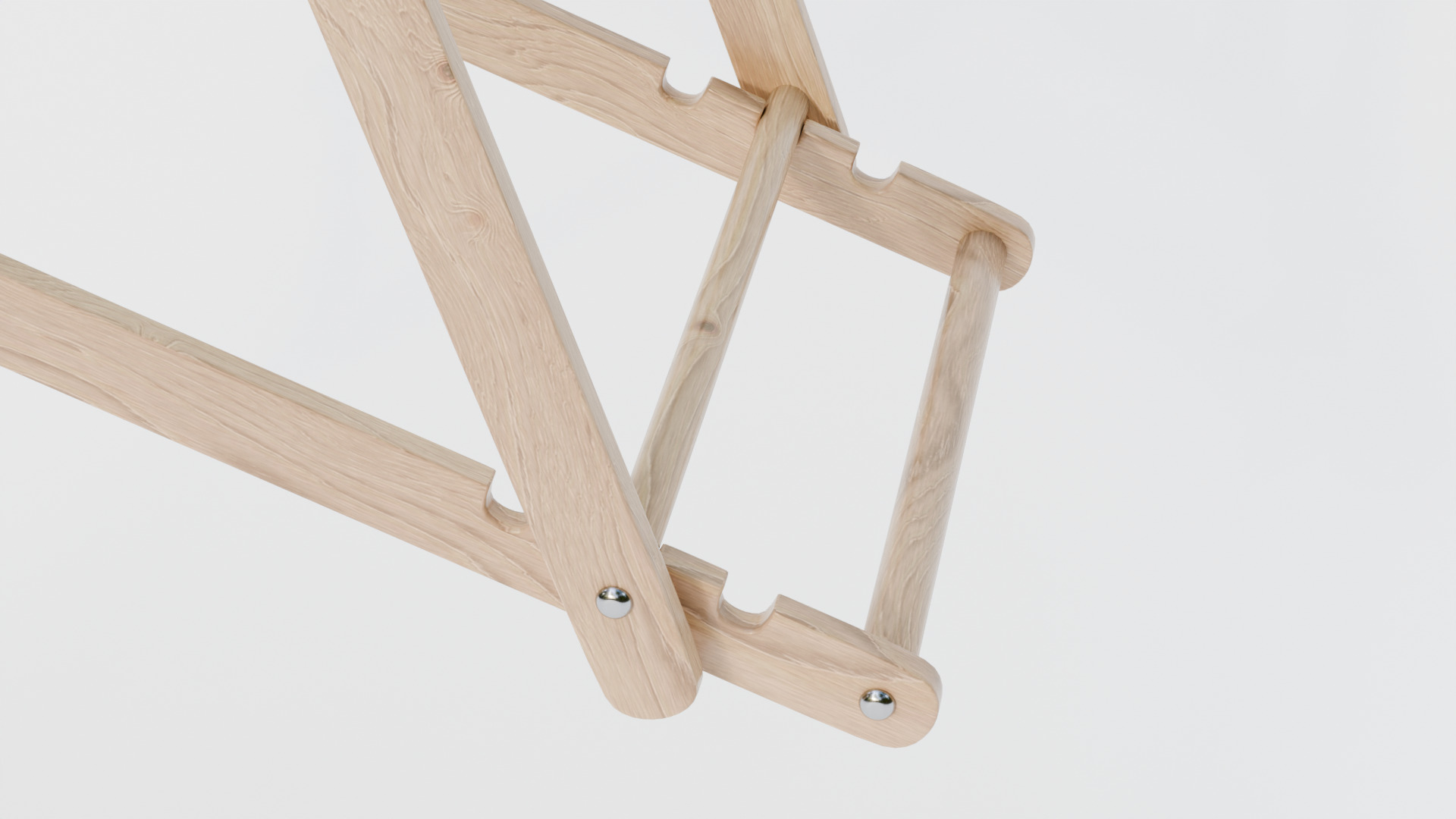 Beach chair 3D model_3