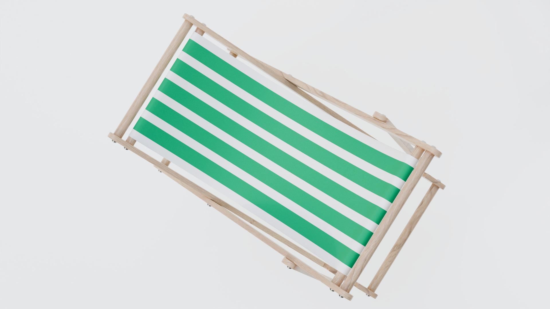 Beach chair 3D model_7