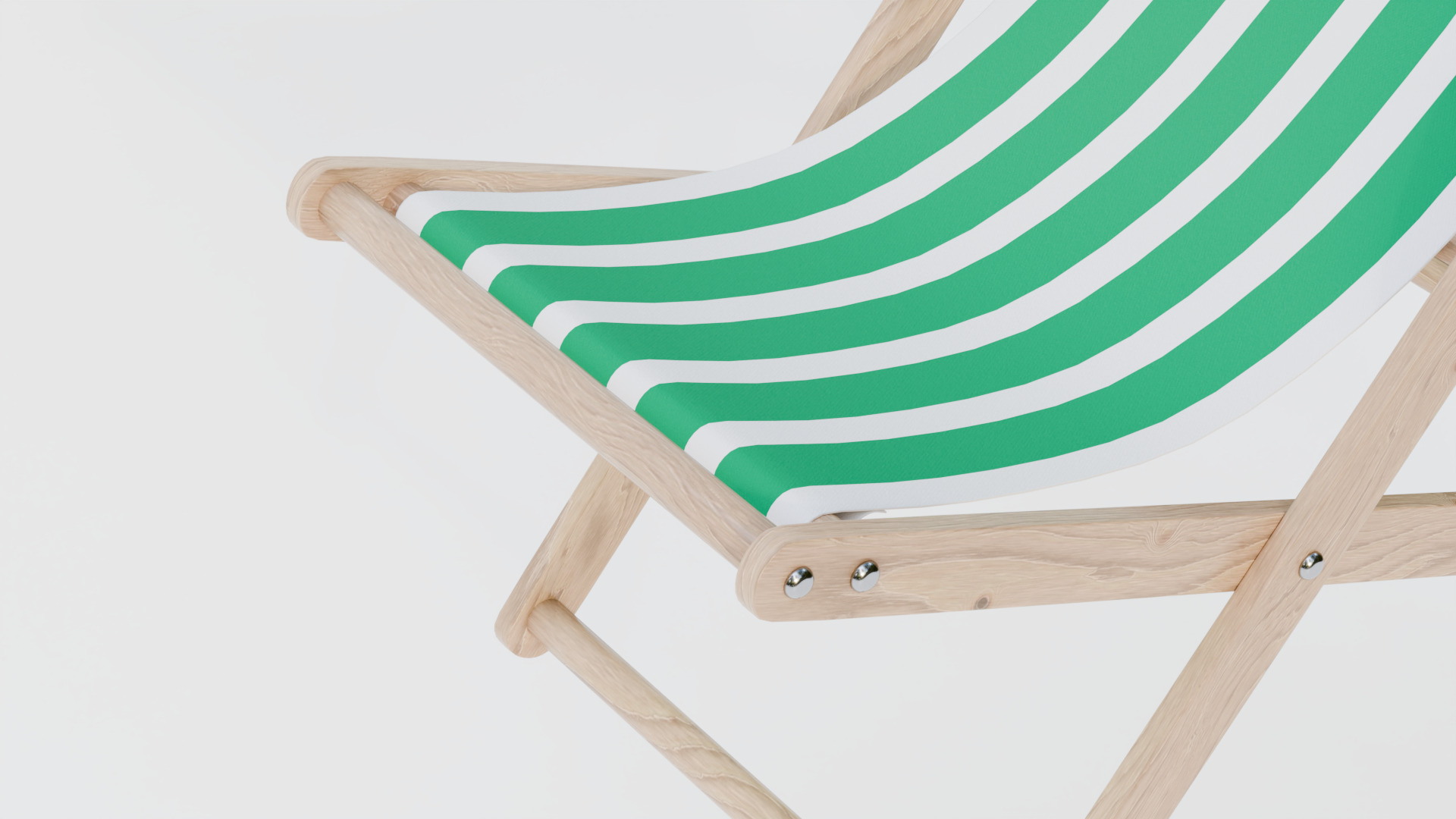 Beach chair 3D model_5