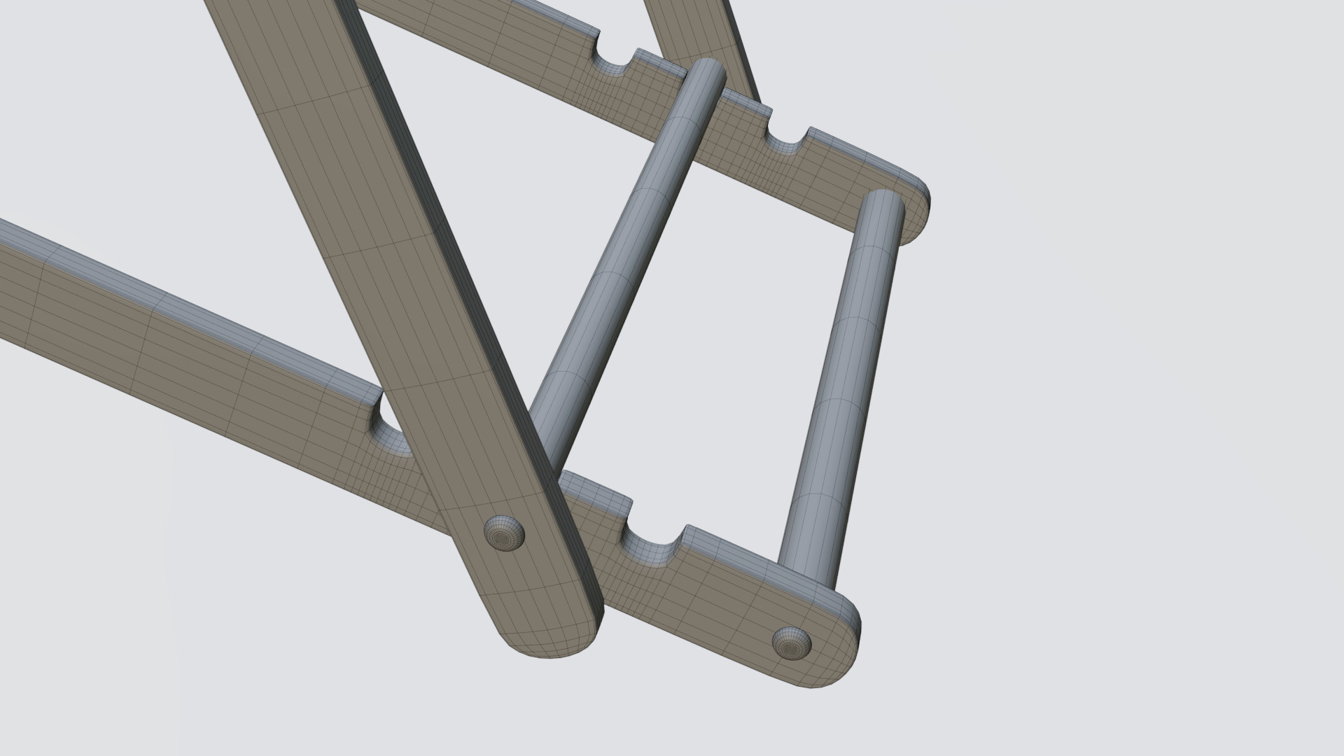 Beach chair 3D model_13