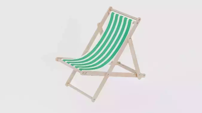 Beach chair 3D model