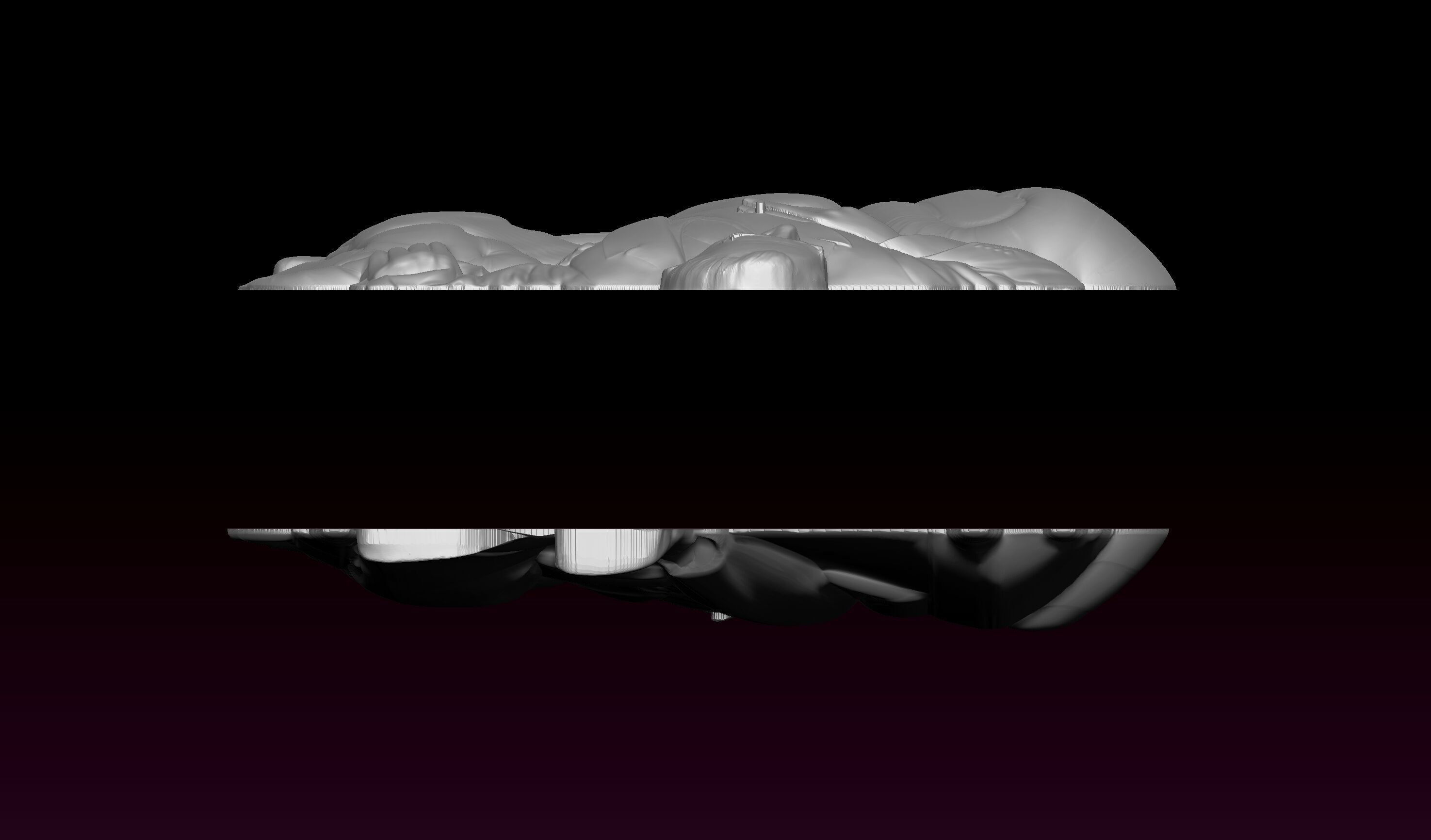 Ataturk Relief 3D print model_6