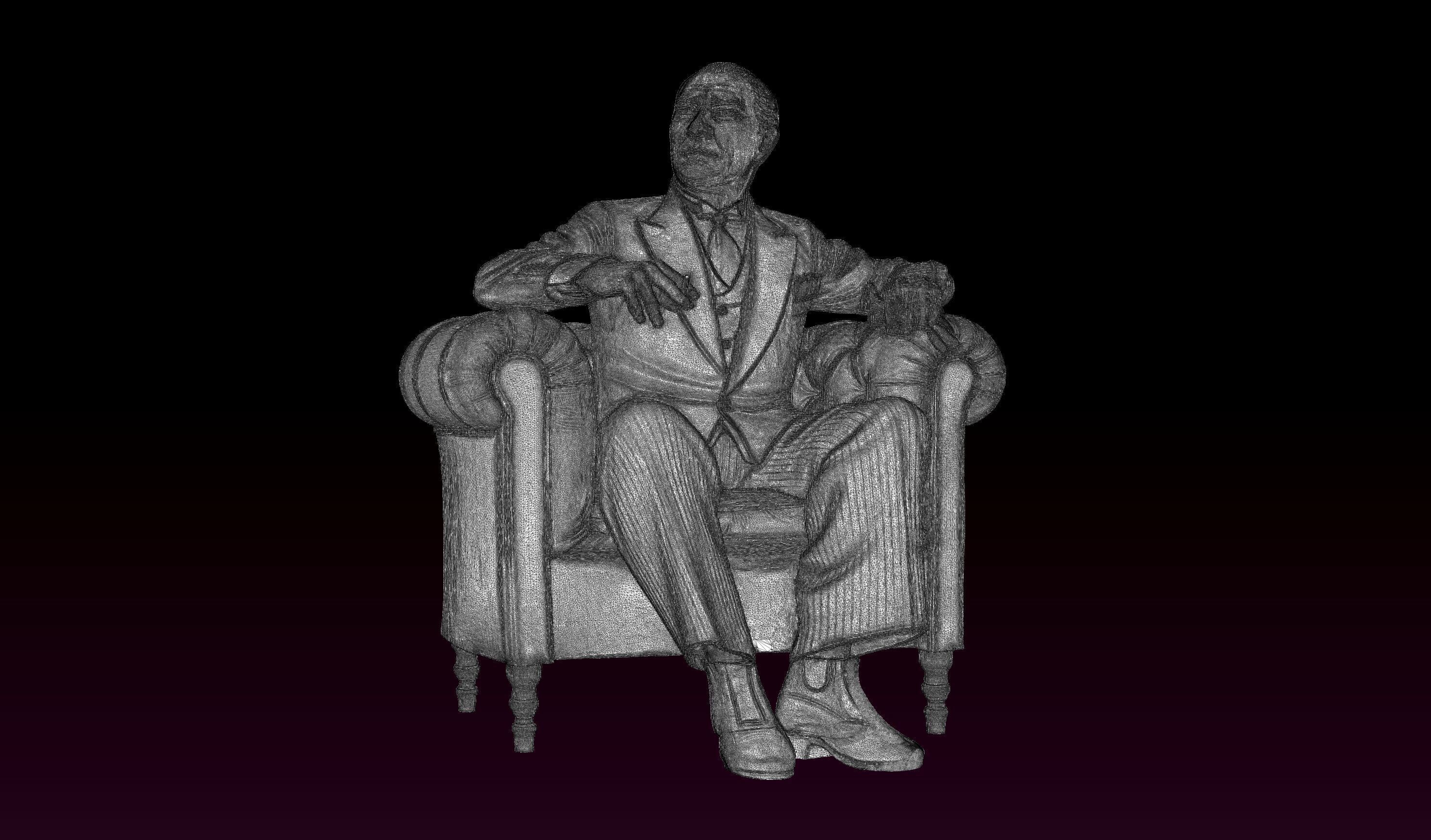 Ataturk Relief 3D print model_7