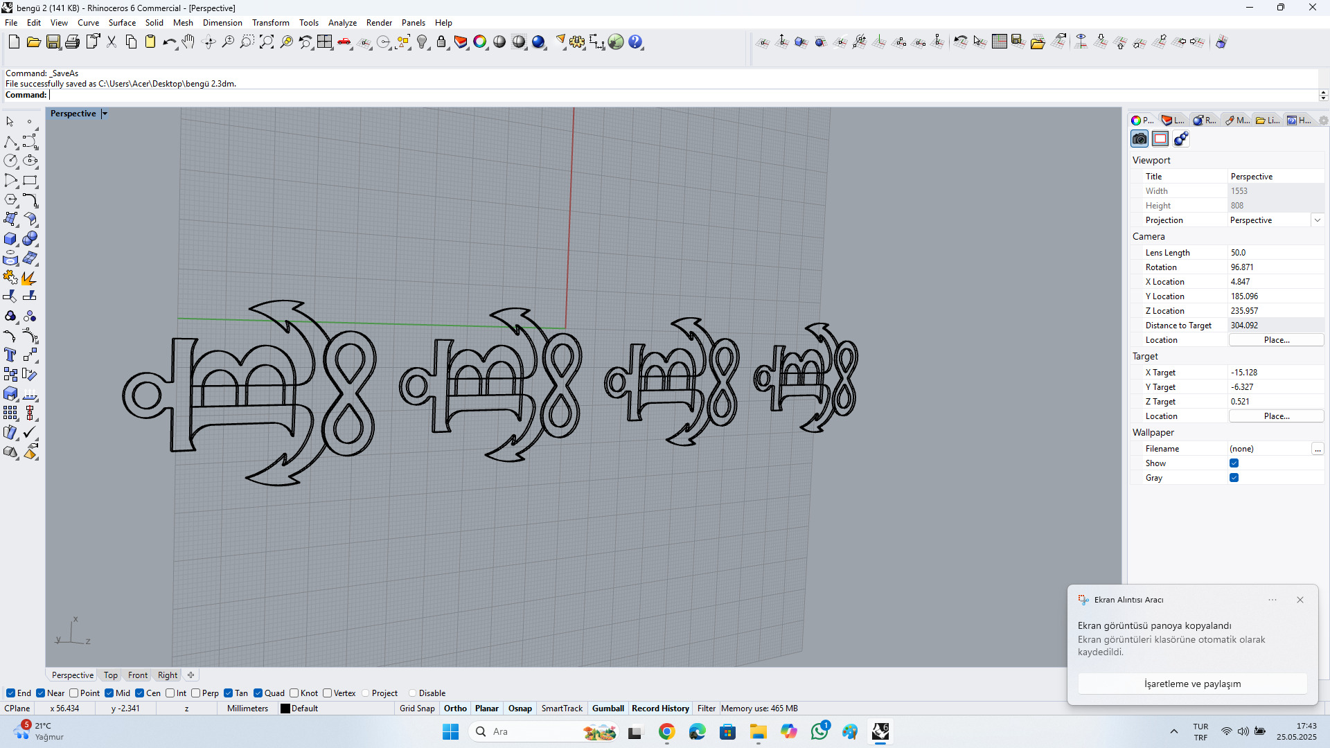 sonsuzluk kolyesi Free 3D model_3