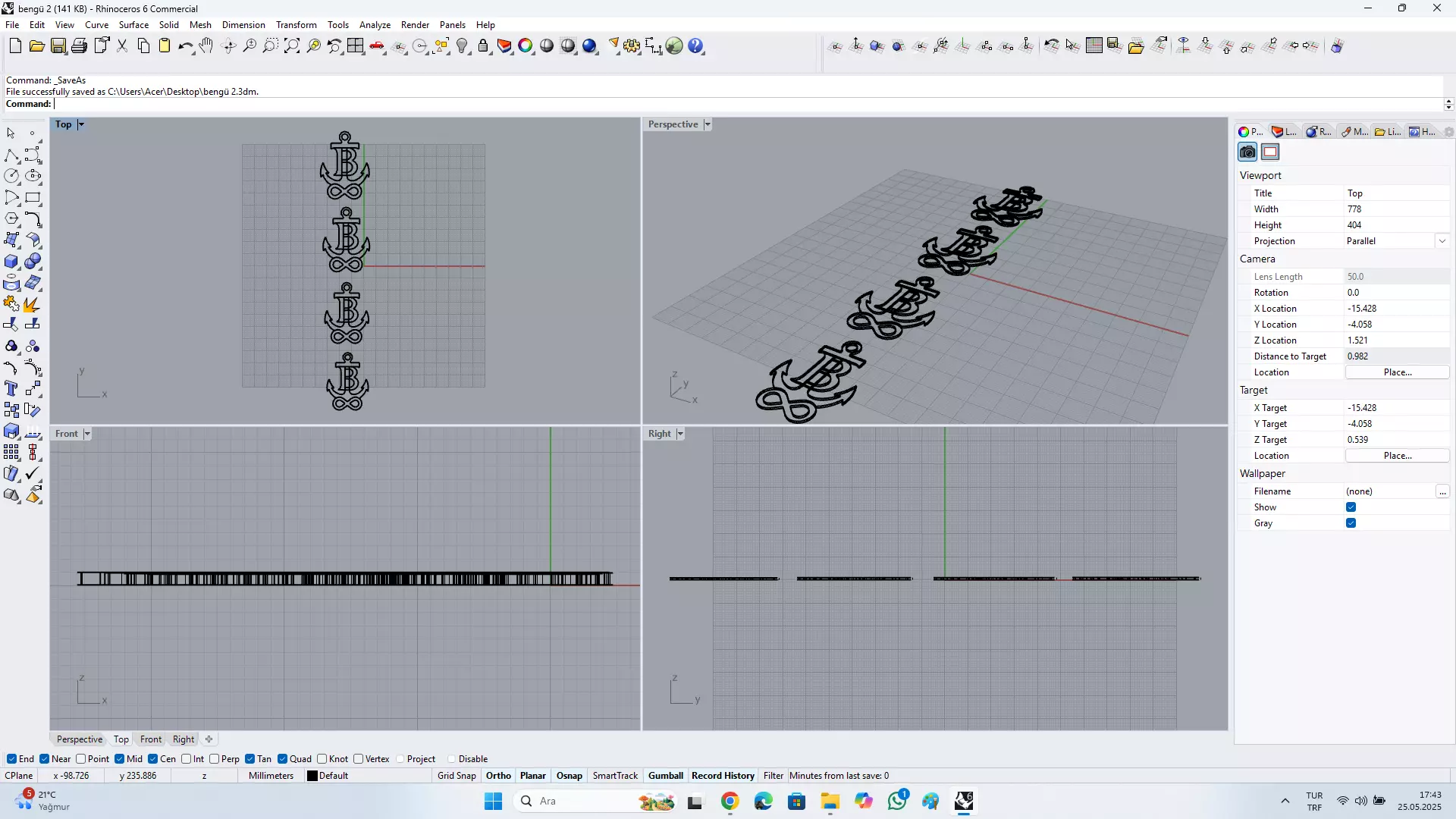 sonsuzluk kolyesi Free 3D model_0