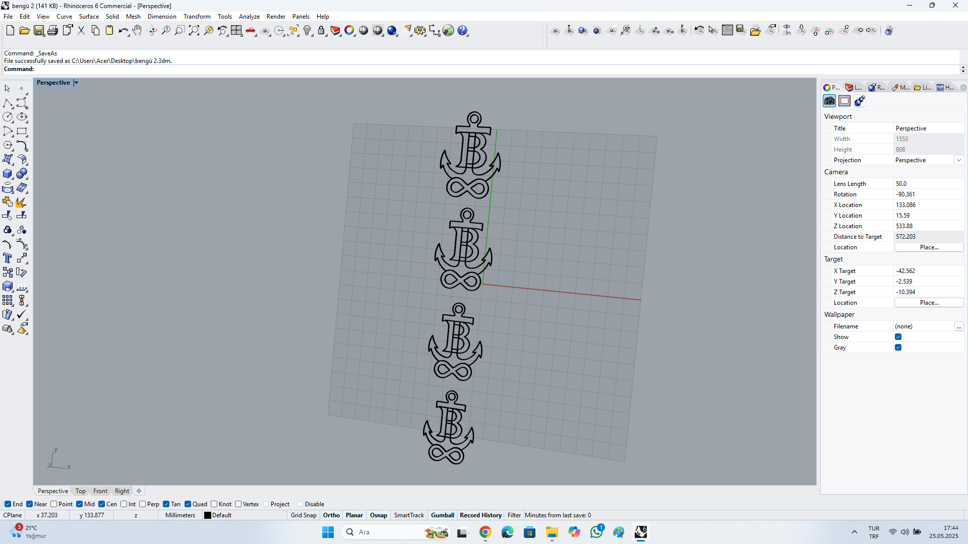 sonsuzluk kolyesi Free 3D model_5