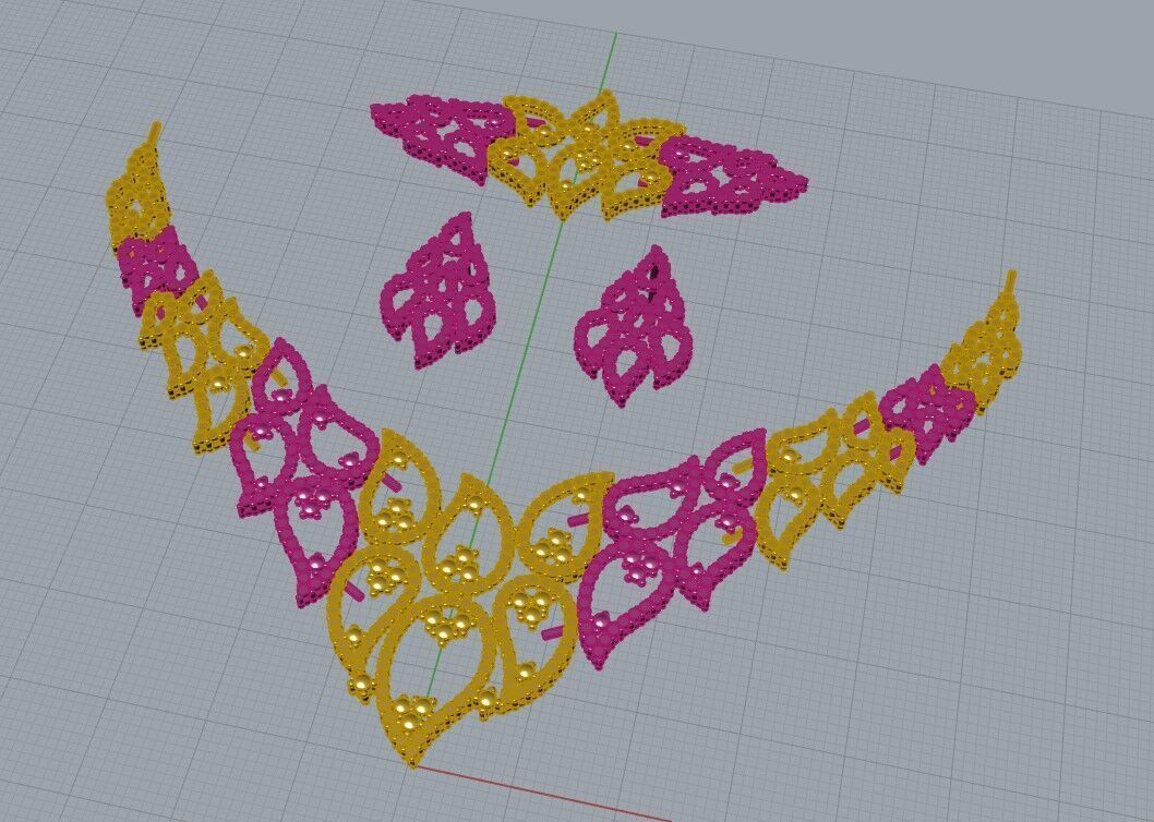 Gold Set  3D print model_3