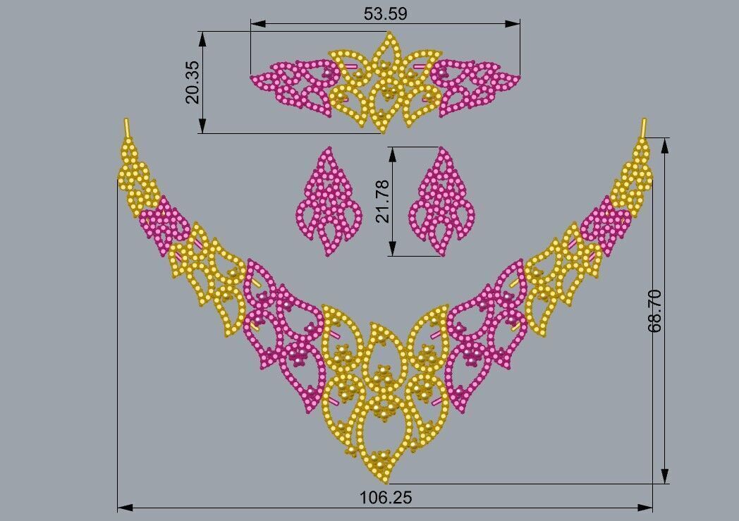 Gold Set  3D print model_2