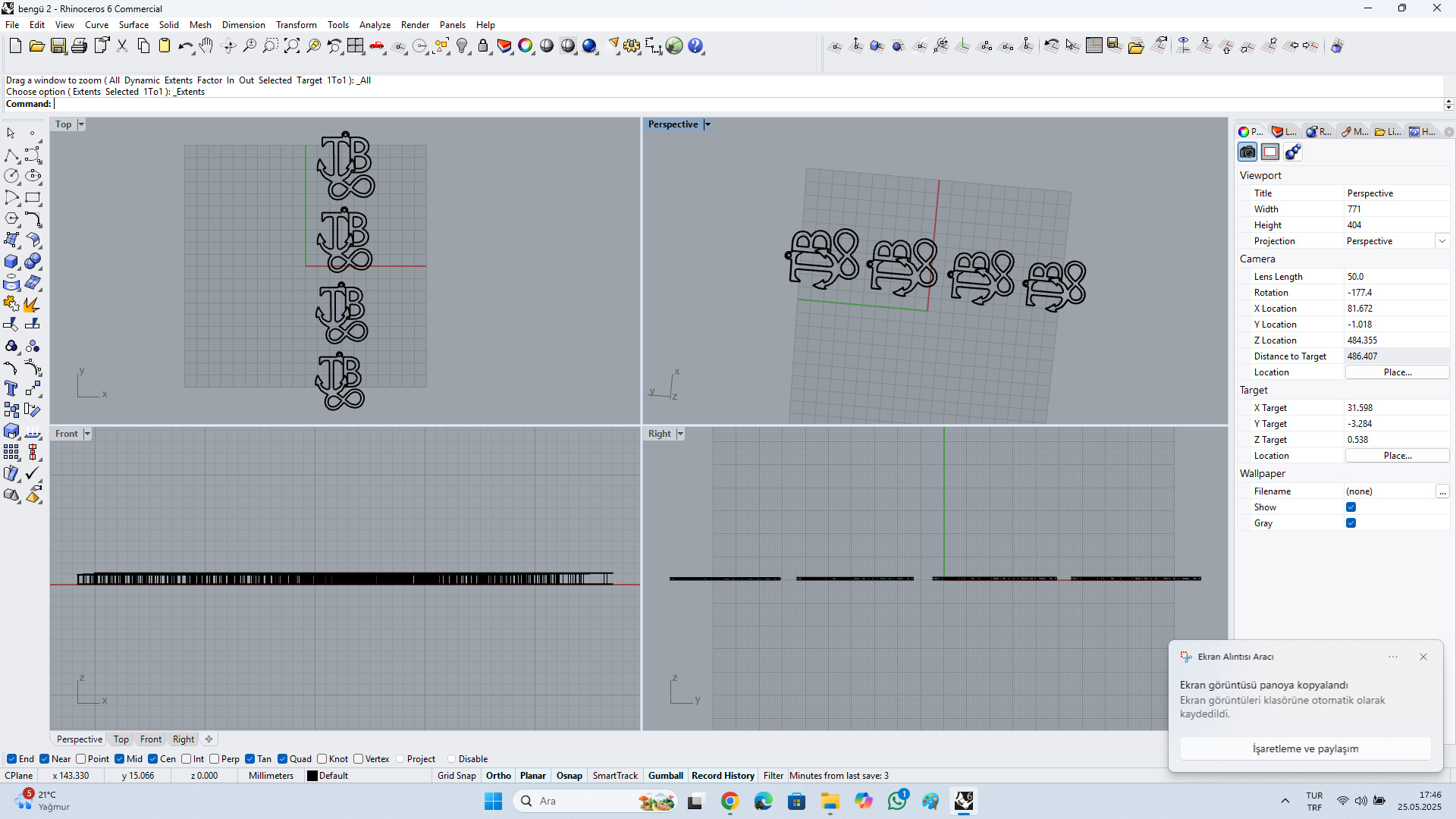 sonsuz kolye Free 3D model_2