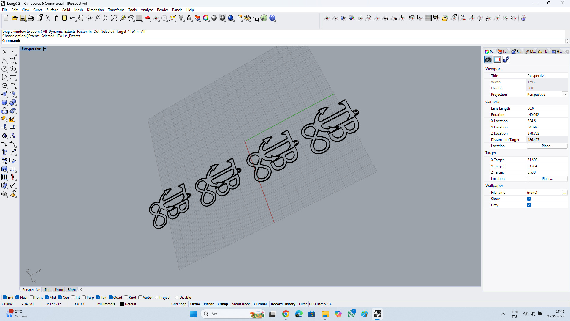 sonsuz kolye Free 3D model_4