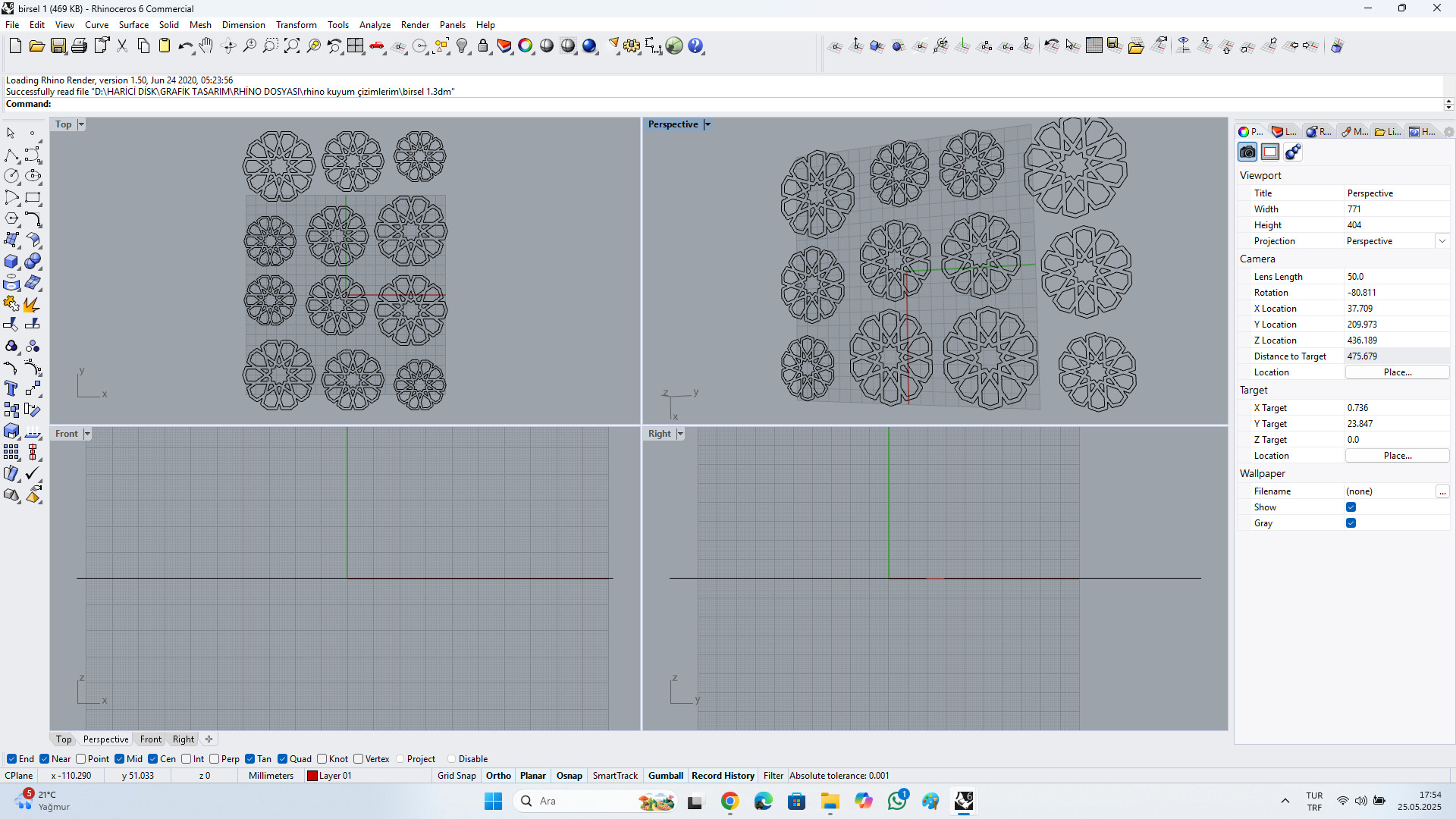 bileklik basi Free 3D model_3