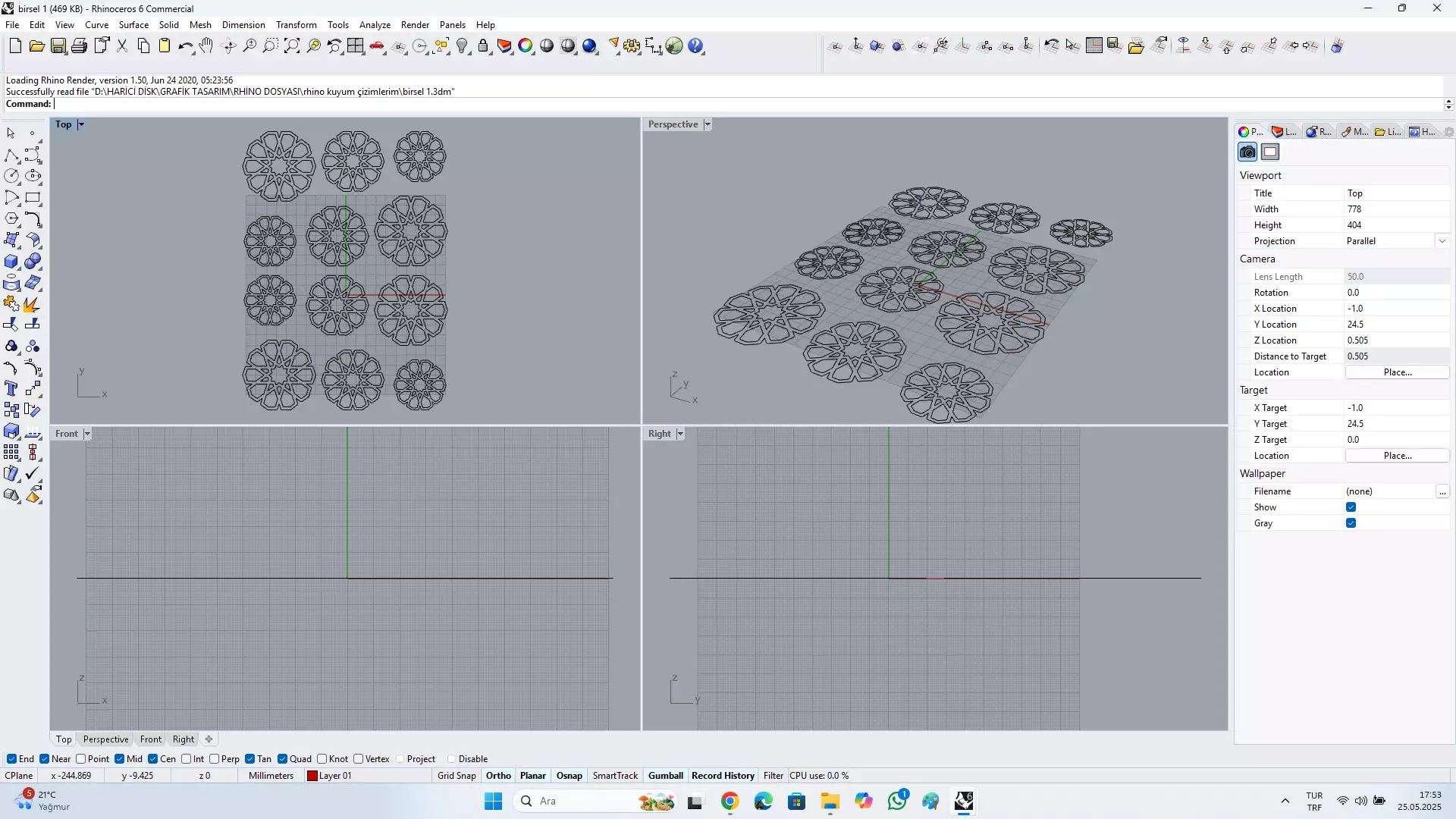 bileklik basi Free 3D model_0