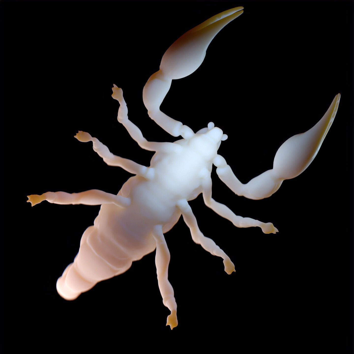 Stylized Scorpion Printable Creature Model 3D print model_3